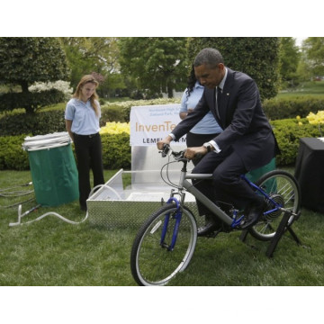 Treinador da bicicleta de Obama